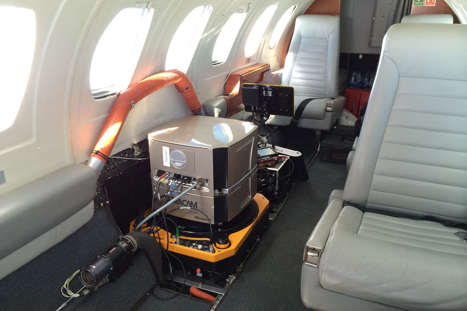 UltraCam Eagle camera with GSM 4000 gyro-stabilized platform operated by Slagboom & Peeters