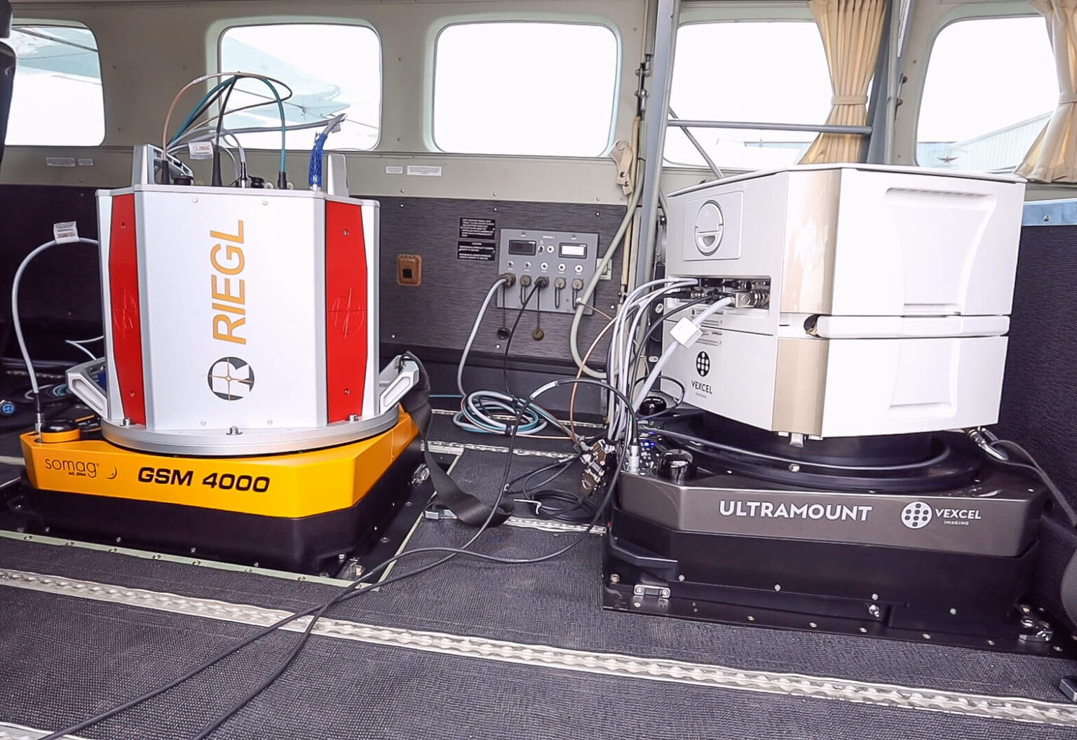 Gyro Stabilization Mount for aerial camera and lidar system SOMAG AG Jena